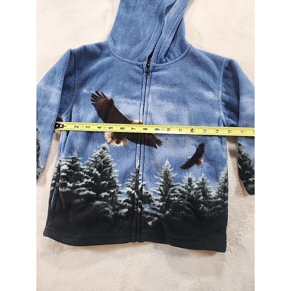 Kids Tra Crest Full Zip Hooded Jacket Size‎ 5T W/Eagles - Picture 2 of 5